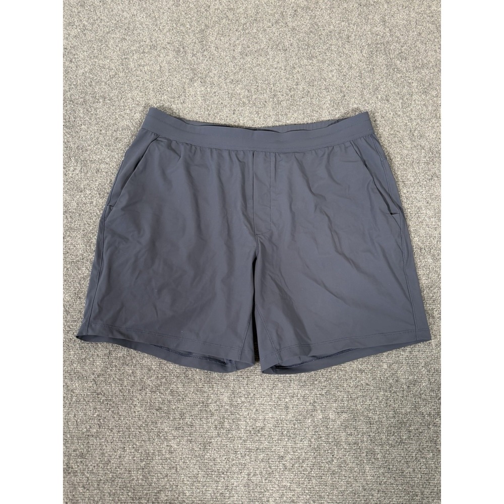 Ten Thousand Men's XL Blue 7" Training Shorts Unlined Workout Running Gym